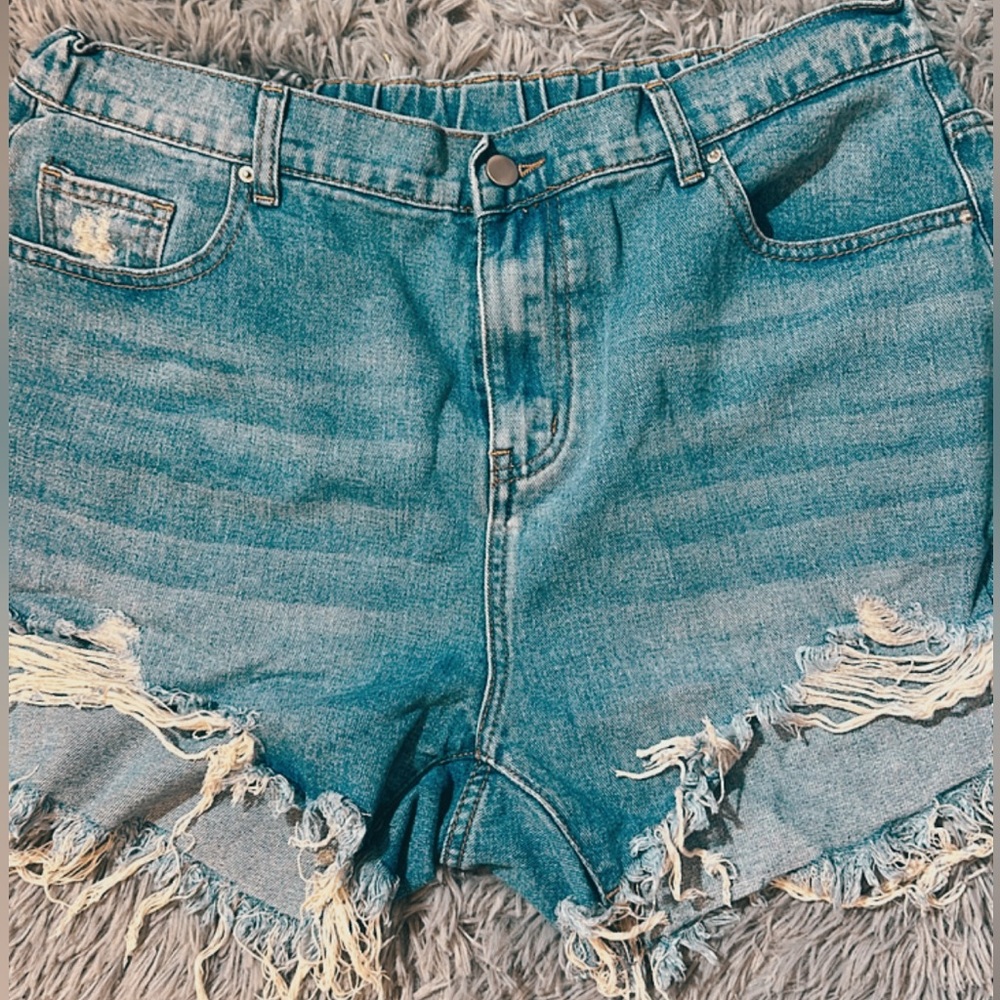 Never worn brand new jean shorts size 1x